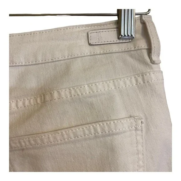Boden Women Cropped White Jean 6P Solid Summer Denim Luxe Stretch Casual Preppy - Picture 8 of 13